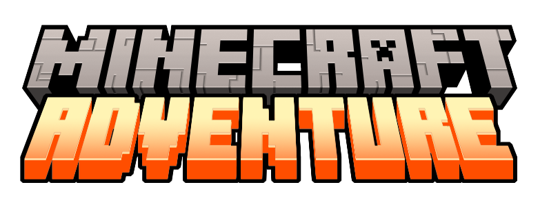 A logo image of Minecraft Adventure Park